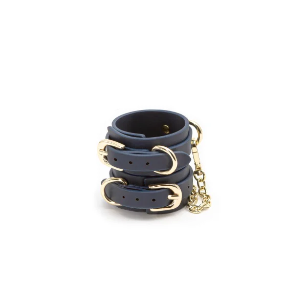 Bondage Couture Wrist Cuff Blue