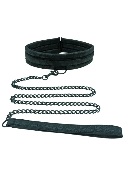 Midnight Lace Collar and Leash by Sportsheets
