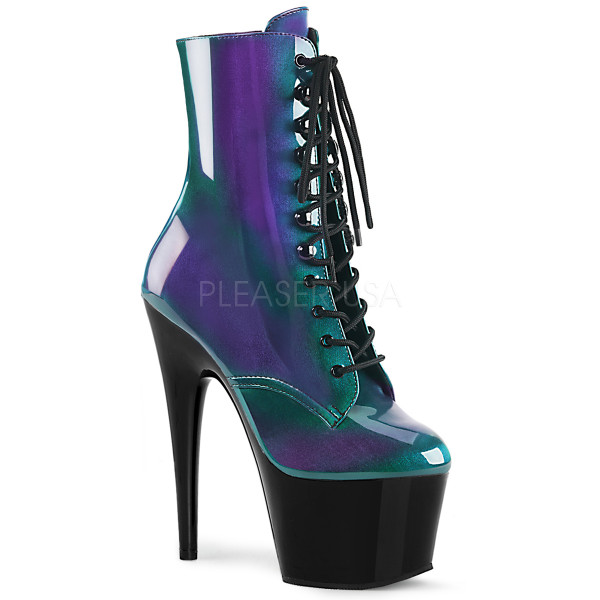 7 inches Heel, 2 3/4 inches PF Lace-Up Ankle Boot, Side Zip — image 5 of 20
