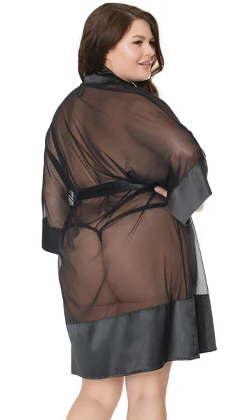 Sheer Black Robe — image 21 of 22
