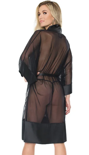 Sheer Black Robe — image 22 of 22
