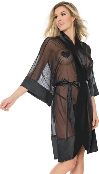 Sheer Black Robe — image 19 of 22