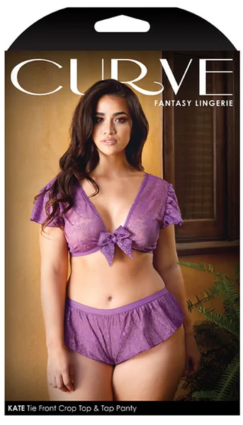 Kate Tie Front Crop Top & Tap Panty — image 19 of 19