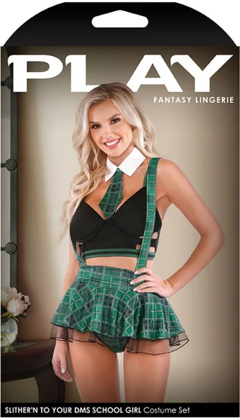 Fantasy Lingerie Slither'n To Your DM's Sexy Student Matching Set — image 20 of 20