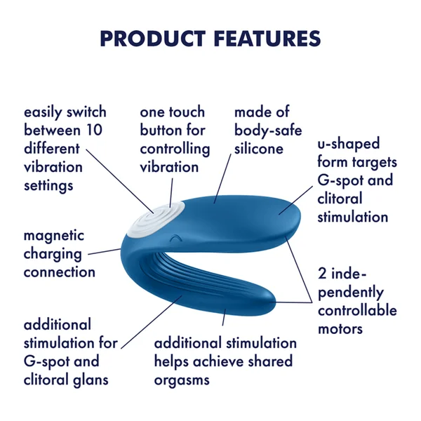 Satisfyer Double Whale Partner Vibe — image 12 of 13