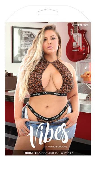 Thirst Trap Cheetah Print Halter Top & Panty — image 17 of 17