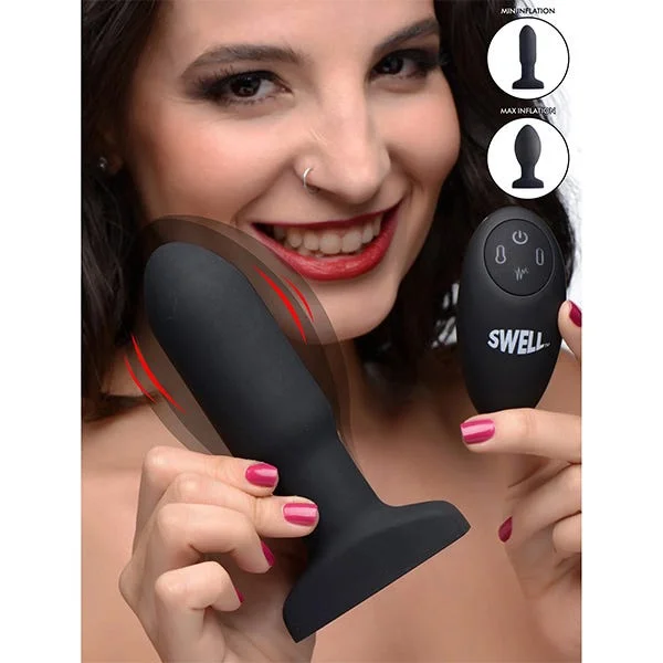 Swell 10X Inflatable + Vibrating Missile Silicone Anal Plug