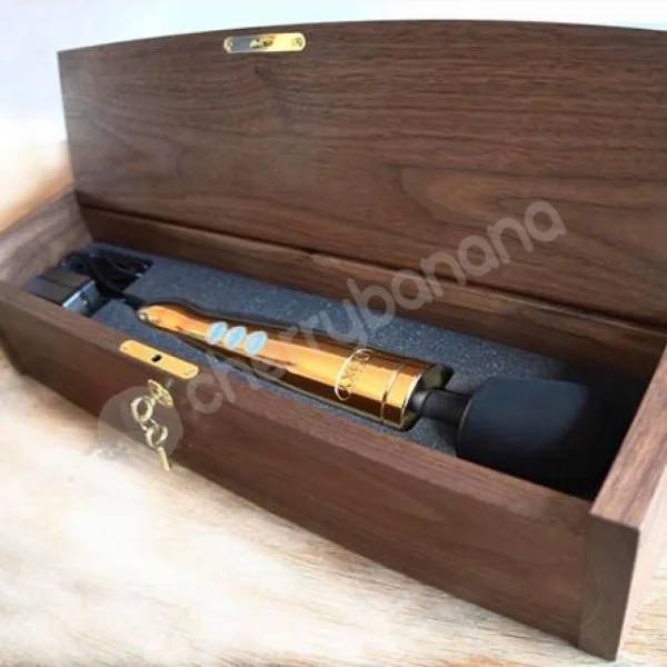 Doxy Die Cast Gold 24 Karat Plated Vibrating Massager Wand