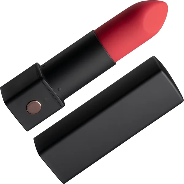 Lovense Exomoon Bluetooth App Compatible Rechargeable Silicone Lipstick Vibrator