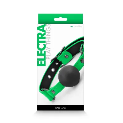 Electra Play Things Ball Gag Green