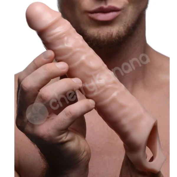 Size Matters 3" Flesh Penis Extender Sleeve
