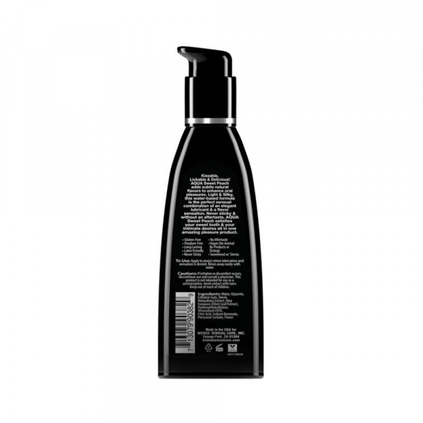 Wicked Aqua Sweet Peach Flavored Lubricant 2oz