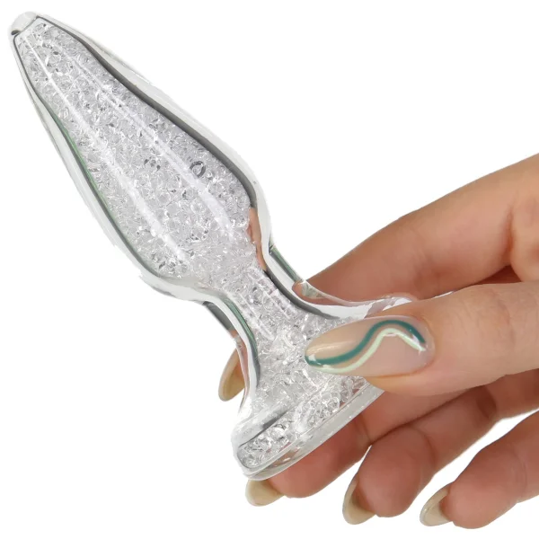 Pillow Talk Fancy Glass Anal Plug