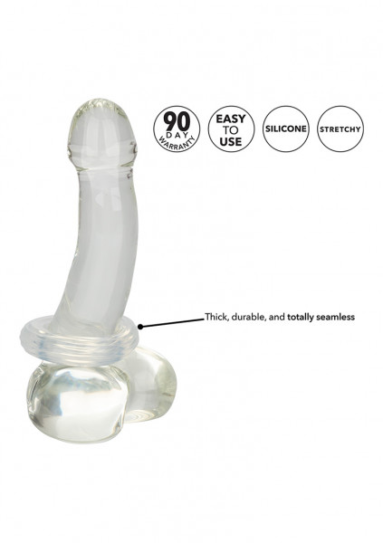Premium Silicone Ring - Clear - Adjustable Cock Ring