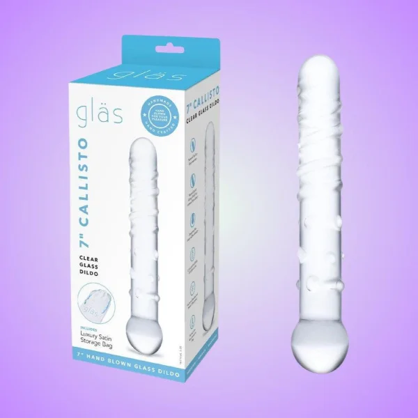 Glas Callisto Clear Glass Dildo