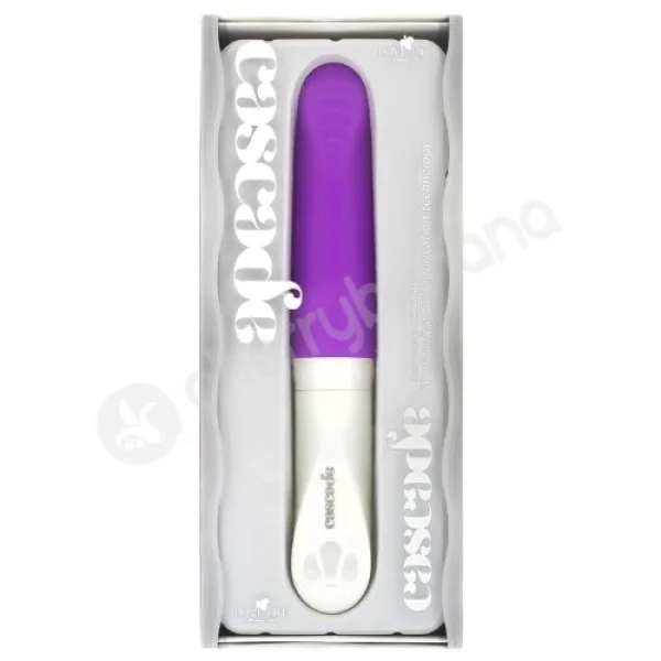 Cascade Ripple Purple Self Lubricating Vibrator