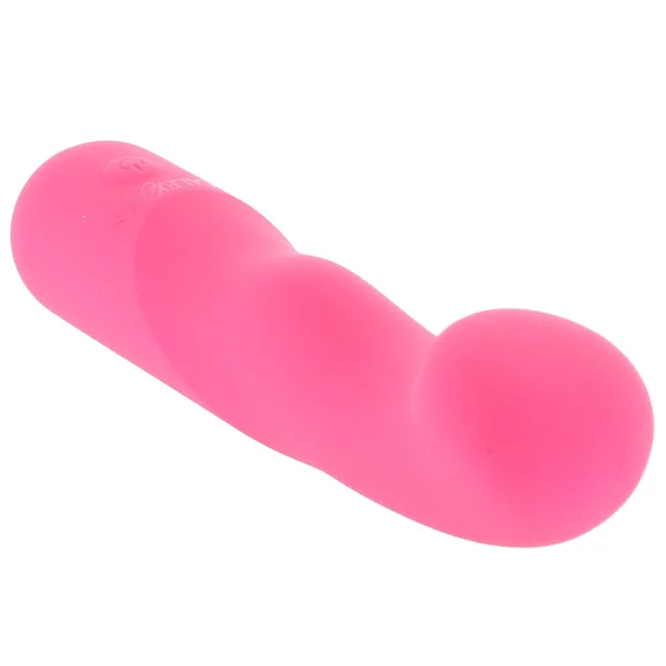 Liquid Silicone Pixies Curvy Rechargeable Waterproof Vibrator By CalExotics - Pink