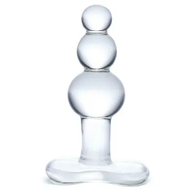 Glas Beaded Butt Plug 4 Inch