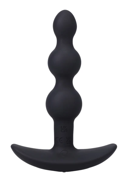 A-Play - BEADED VIBE - Rechargeable Silicone Anal Plug with Remote — image 12 of 20