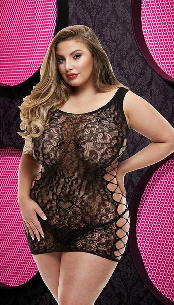 Romantic Heart Pattern Mini Dress — image 15 of 18