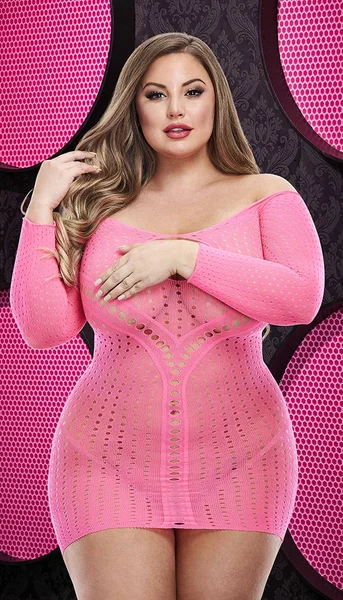 Long Sleeve Keyhole Mini Dress — image 21 of 21