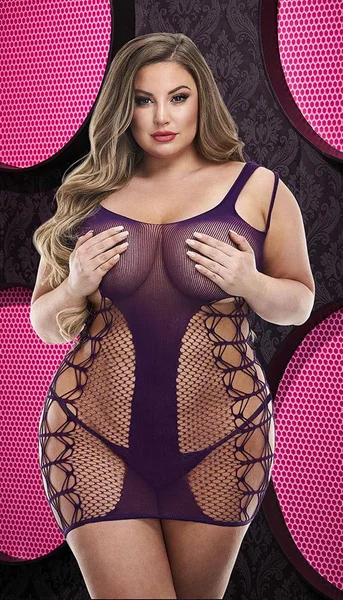 Hot Bedroom Fishnet Tank Mini Dress — image 18 of 19