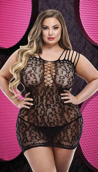 Ultra-Strappy Lace Mini Dress — image 12 of 17