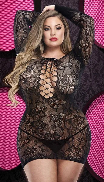 Lace Off The Shoulder Mini Dress — image 19 of 24