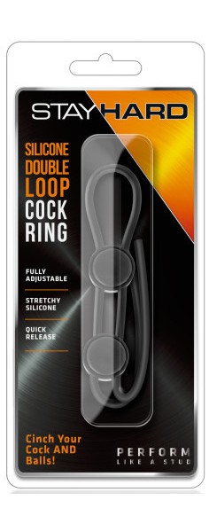 Silicone Double Loop Lasso Cock Ring