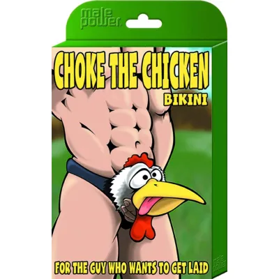 Choke the Chicken Bikini One Size Black