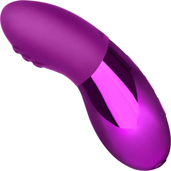 Le Wand Chrome Point Vibrator - Dark Cherry
