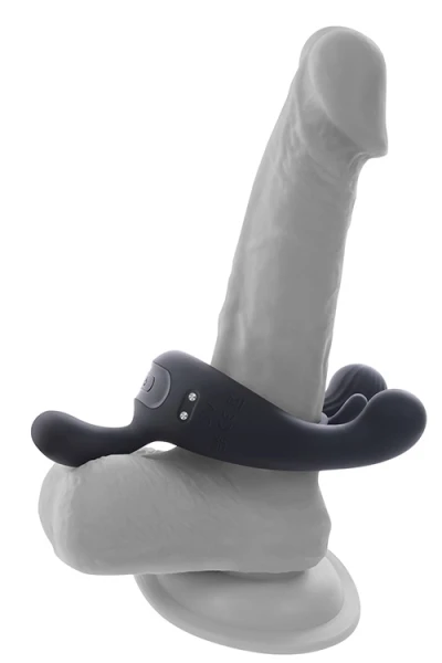 Playboy Triple Play Remote Controlled 4.4" Couples Ring