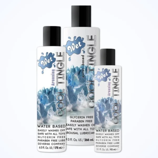 Wet Cool Tingle Arousal Water-Based Lube | 3.1oz