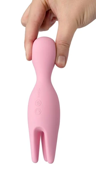 Svakom Nymph 6.1" Silicone Vibrator with Moving Fingers