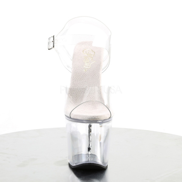 DIAMOND-708 - 7" RS Imbedded Heel Ankle Strap Platform Sandal — image 2 of 4