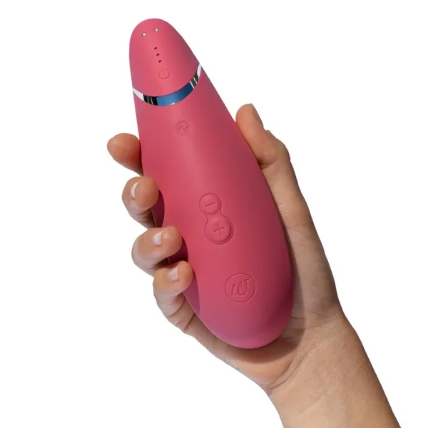 Womanizer Premium 2 Raspberry 14 Function Clitoral Stimulator — image 5 of 7