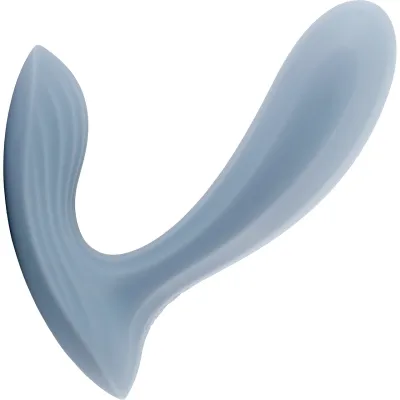 SVAKOM ERICA Wearable App Controlled Silicone Dual Stimulation Vibrator Dusty Blue