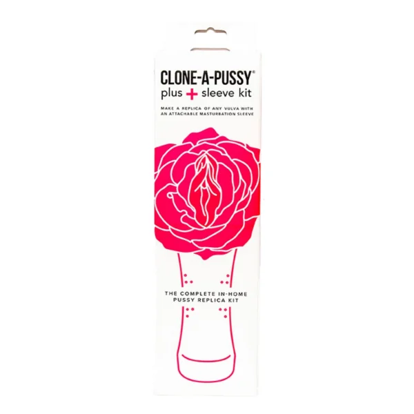 Clone-A-Pussy Plus + Silicone Casting Kit With Sleeve - Hot Pink