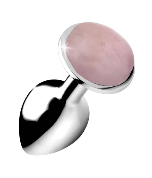 Rose Quartz Anal Plug - Small