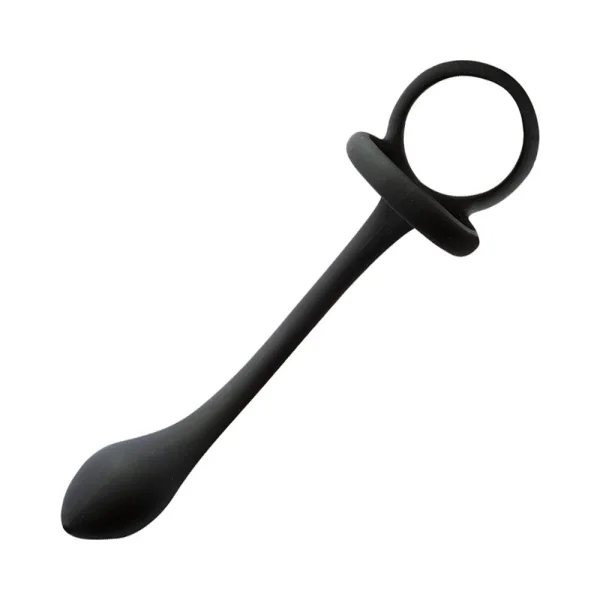 My Cockring Cockring With Weighed Buttplug Black — image 2 of 5