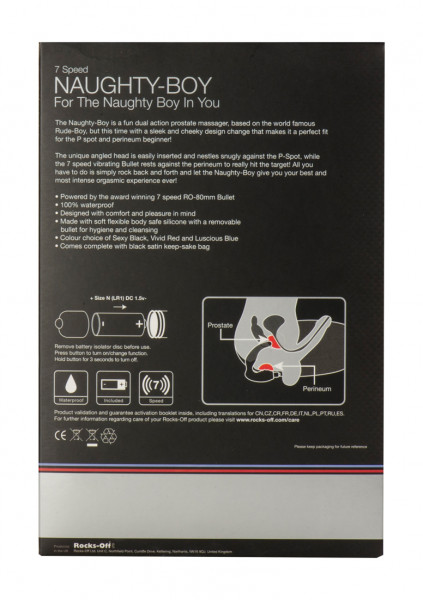 Naughty Boy - Black - Vibrator
