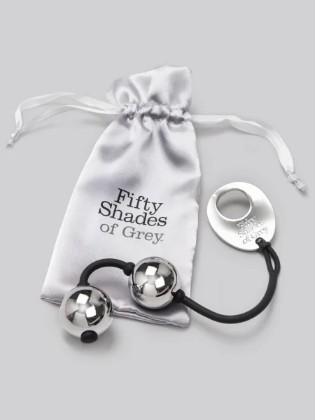 Fifty Shades of Grey Inner Goddess Silver Pleasure Balls 7.8oz