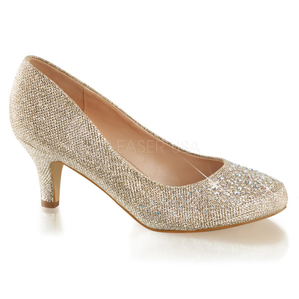 2 1/2 inches Kitten Heel, Pump Embellished w/RS — image 5 of 8