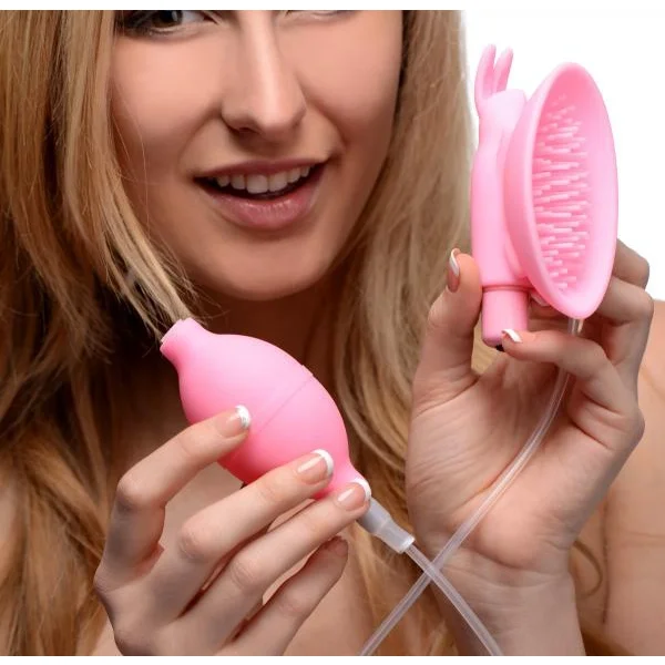 Silicone Vibrating Pussy Cup Pink