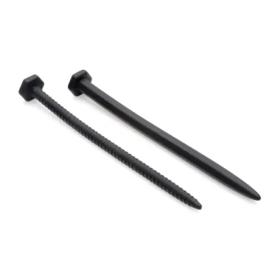 Hardware Nail Screw Silicone Urethral Sounds Black
