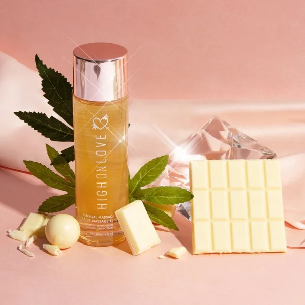HighOnLove Decadent White Chocolate Cannabis Massage Oil - 120ml — image 4 of 5