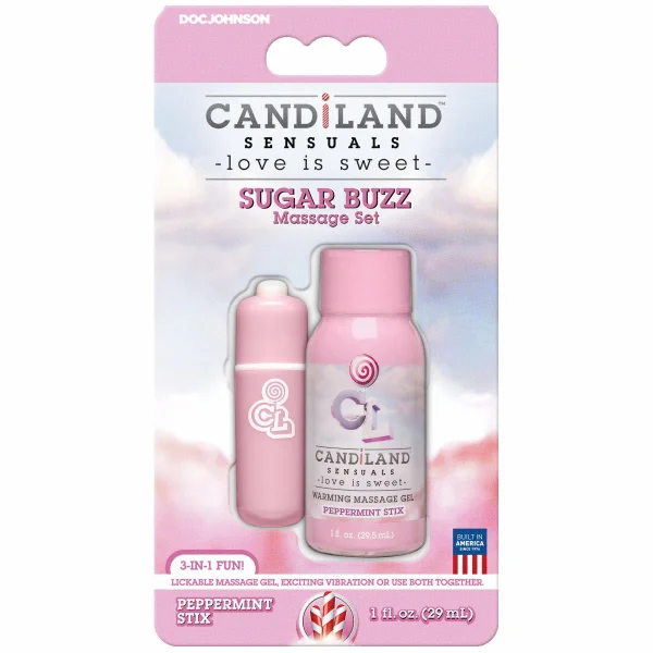 Candiland Sugar Buzz Massage Set Peppermint