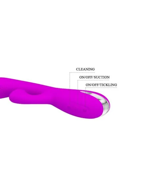 Roy Tickling And Sucking Rabbit Vibrator - 8 Inch