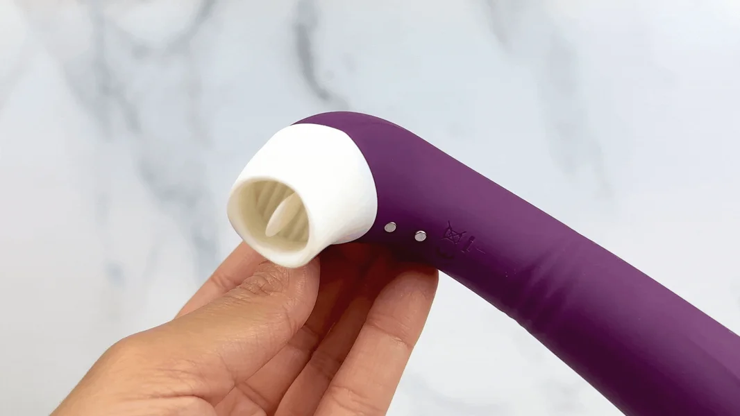 Adore Dual-Ended Vibrator & Clit Licking Tongue Toy — image 14 of 23
