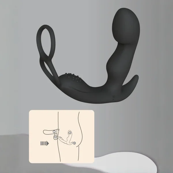 Prostate Curve Dual Ring - Remote Control Vibrating Prostate Massager — image 25 of 25
